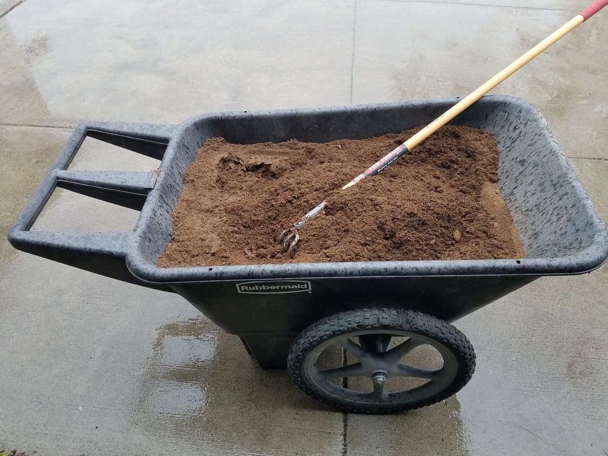 Prepping the dirt for gardening!